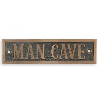 Man cave gietijzer brons/zwart